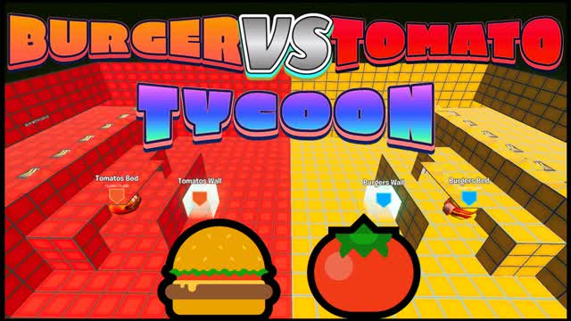 🍔BURGER VS TOMATO🍅 TYCOON