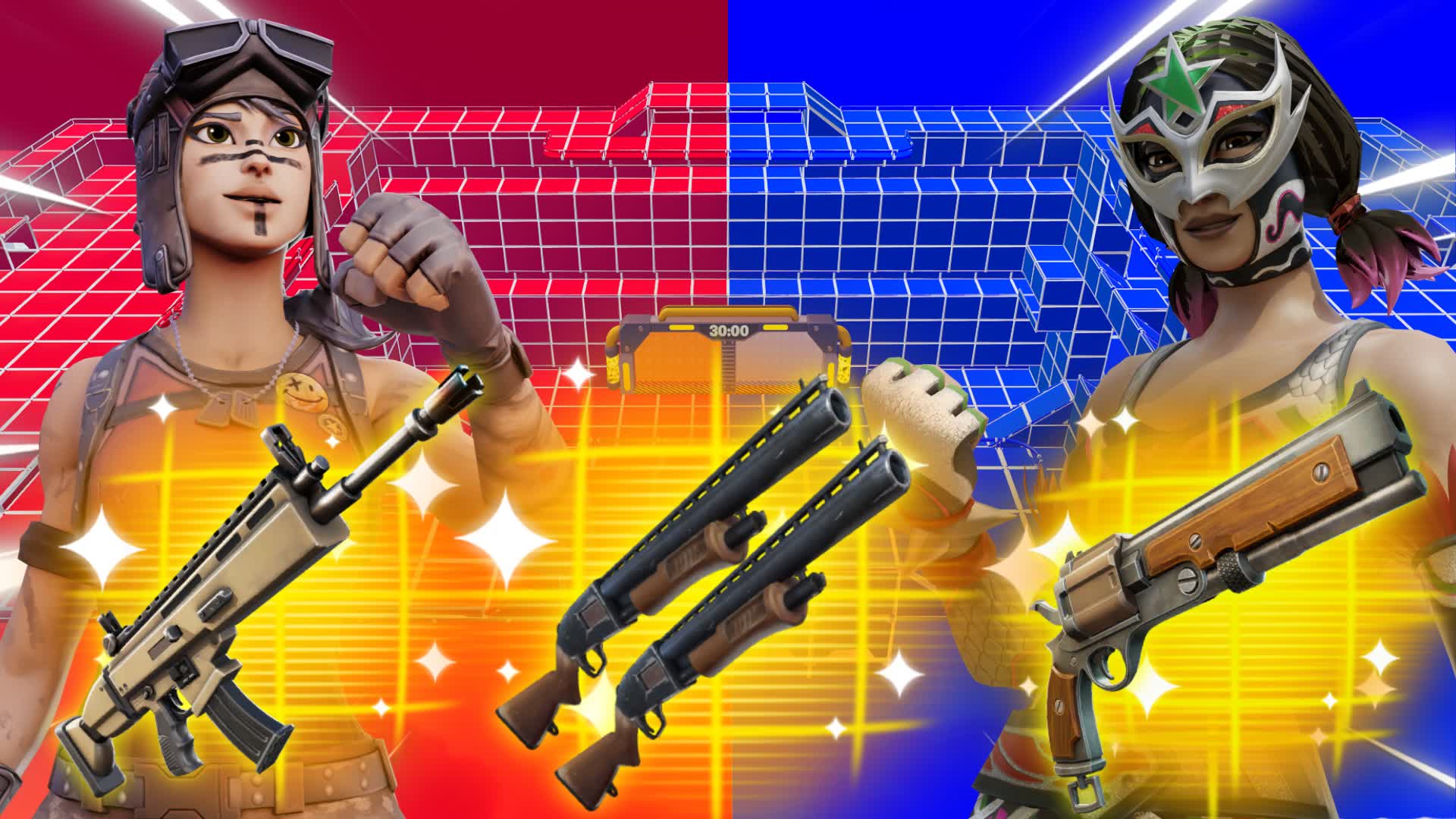 CLASSIC RED VS BLUE 🔴🔵