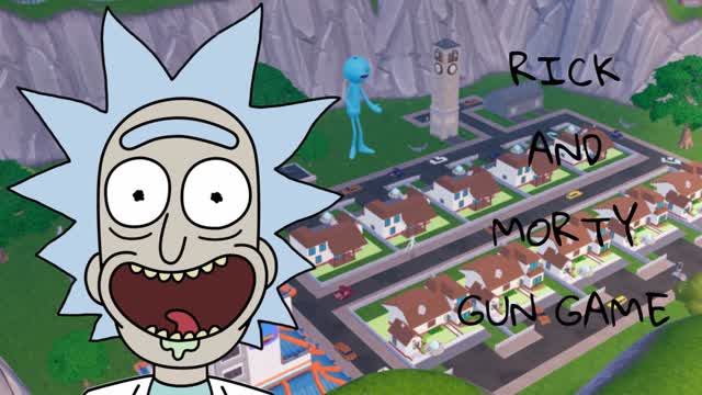 RICK AND MORTY GUN GAME 💣 ONE SHOT