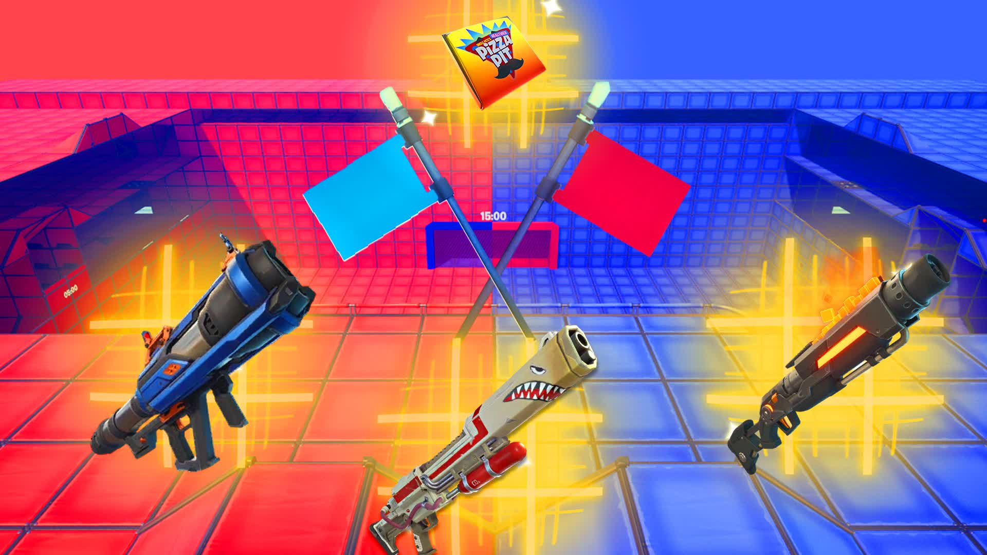 赤対青の旗を奪い合おう