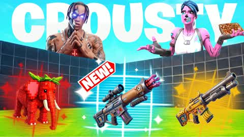 CROUSTY 1V1 FFA - ALL GUNS & RIDES