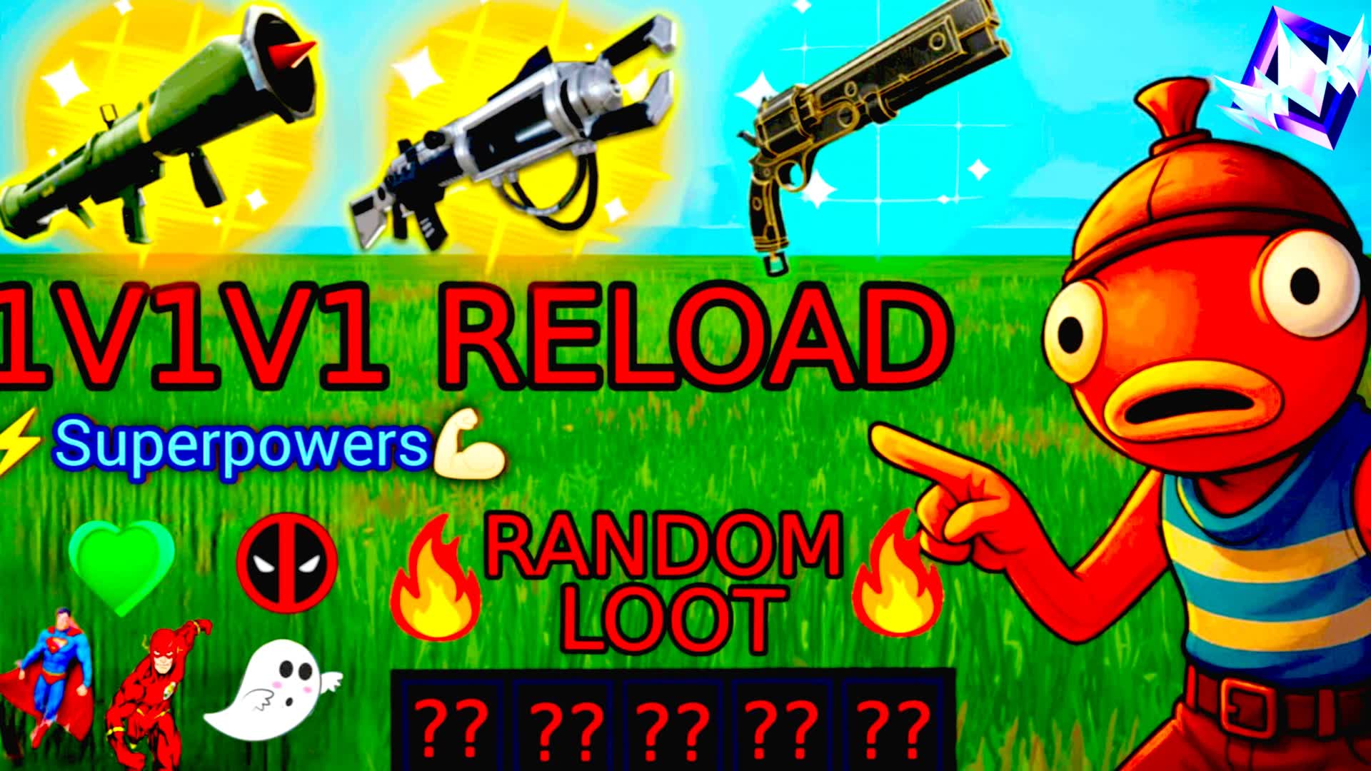 🔥Superheros 1v1v1 Reload✨