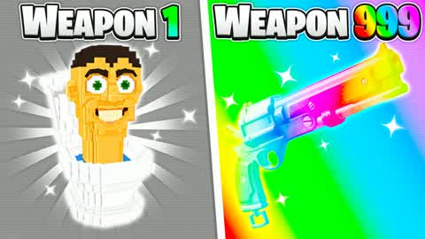 BRAINROT GUN GAME 🏝️ ONE SHOT
