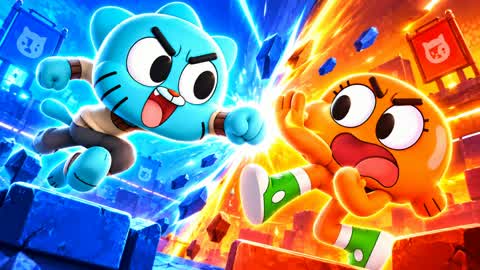 GUMBALL ORANGE VS BLUE
