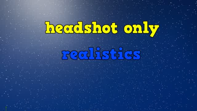 headshot only realisctics 🎯