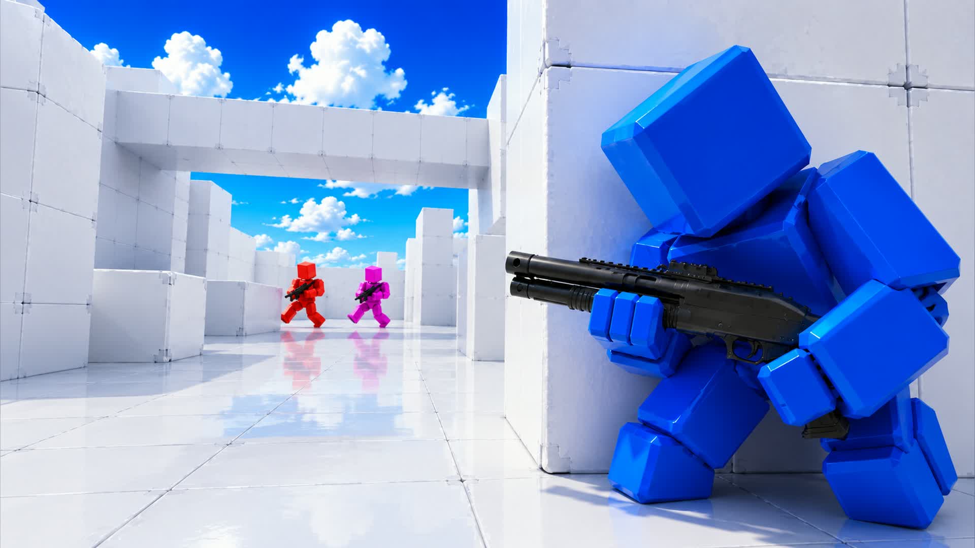 RED VS BLUE BULLET SHIFT 🔴🔵