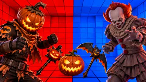HALLOWEEN 🔴RED VS BLUE🔵HORROR