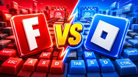 RED VS BLUE MODE 🔴🔵 KEYBOARD UNC