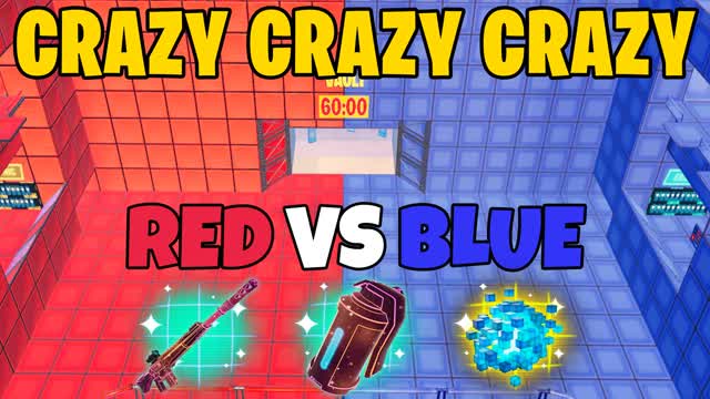 CRAZY CRAZY CRAZY RED VS BLUE🔴🔵