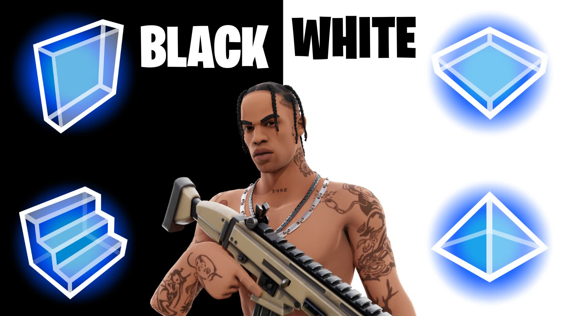 WHITE AND BLACK ARENA