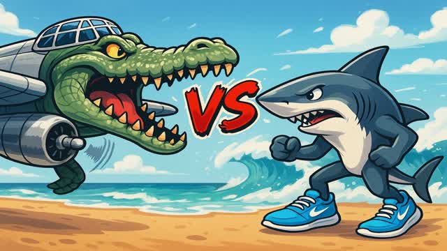 BombadioCrocodilo VS Tralalero Tralala