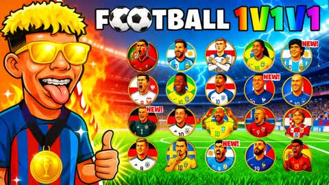 FOOTBALL 1V1V1 RELOAD FFA | SOCCER