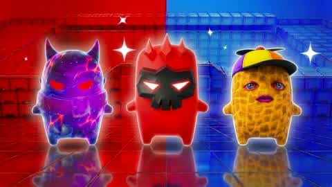 SUPER CRAZY FUN RED VS BLUE 🔴🔵HAPPY