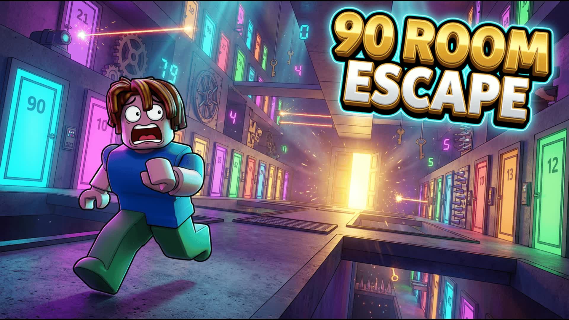 [NEW]  90 LEVEL  ESCAPE ROOM!