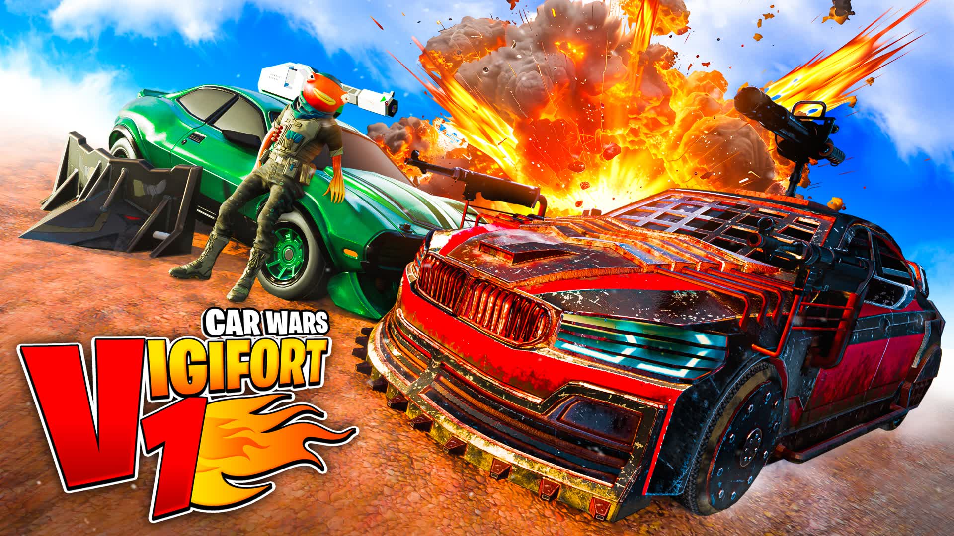 🔥CAR WAR BATTLE VIGIFORT1 🚘