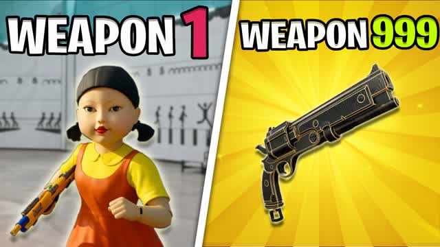 🐙MEGA SQUID GAME🐙 GUN GAME ONE SHOT 🎯