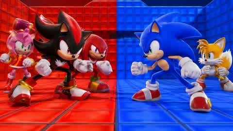 SONIC ROJO VS. AZUL