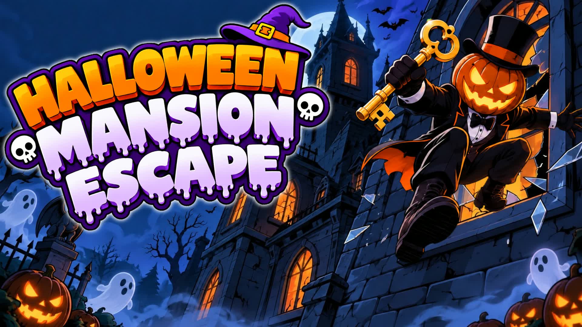 HALLOWEEN MANSION: ESCAPE ROOM 🎃🗝 - Fortnite island 9685-1142-0648 by Lee_Rock1