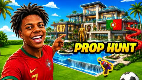 ISHOWSPEED VILLA PROP HUNT CACHE CACHE