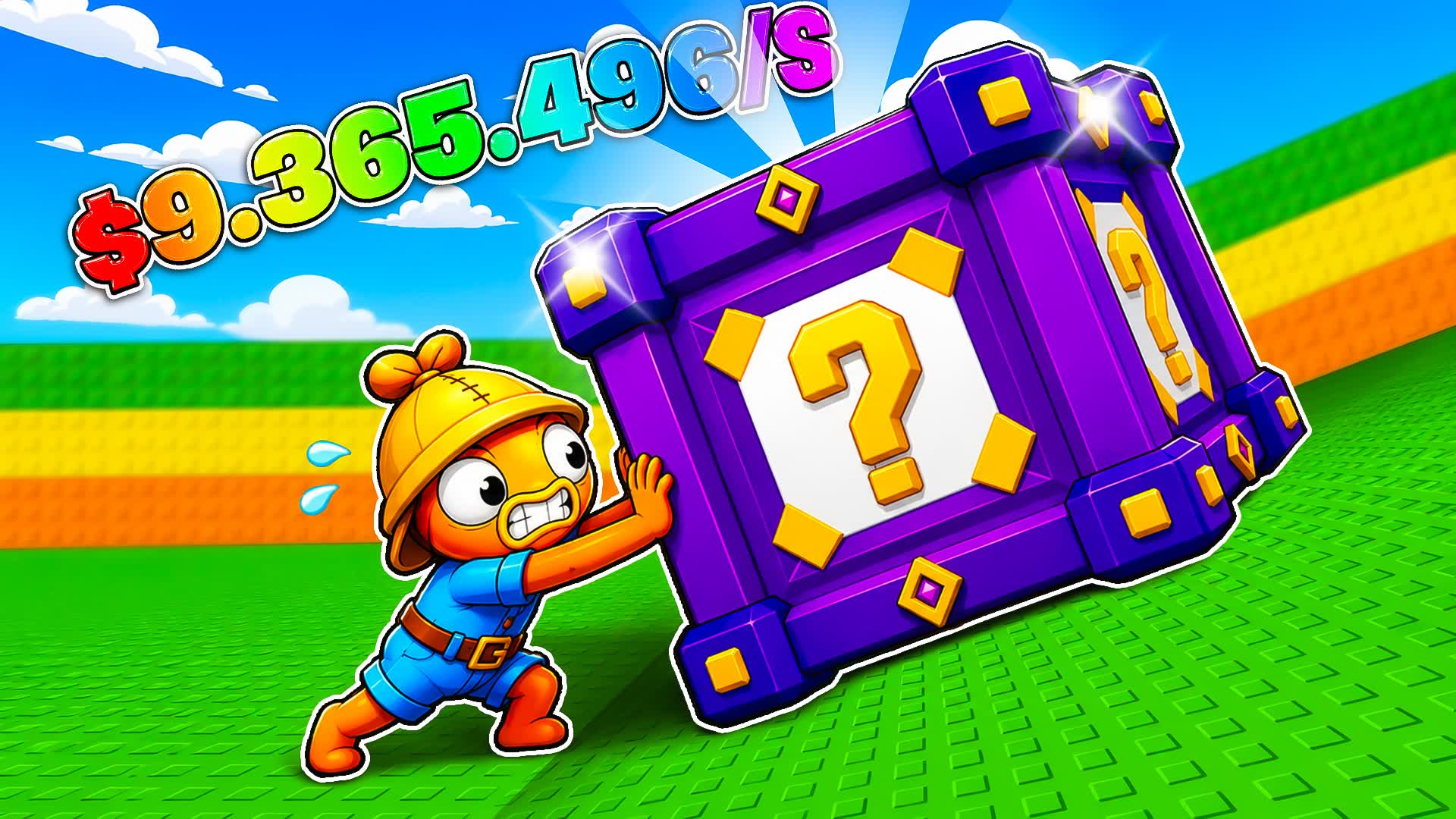 Push a Lucky Block