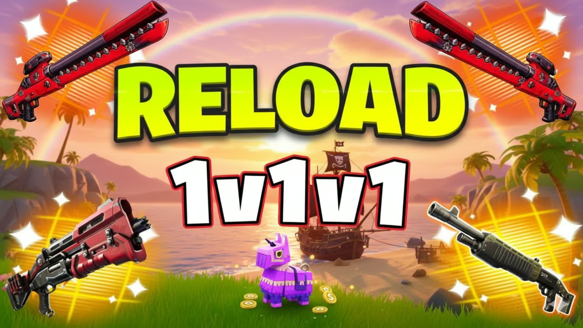 1v1v1 3v3 カラフル