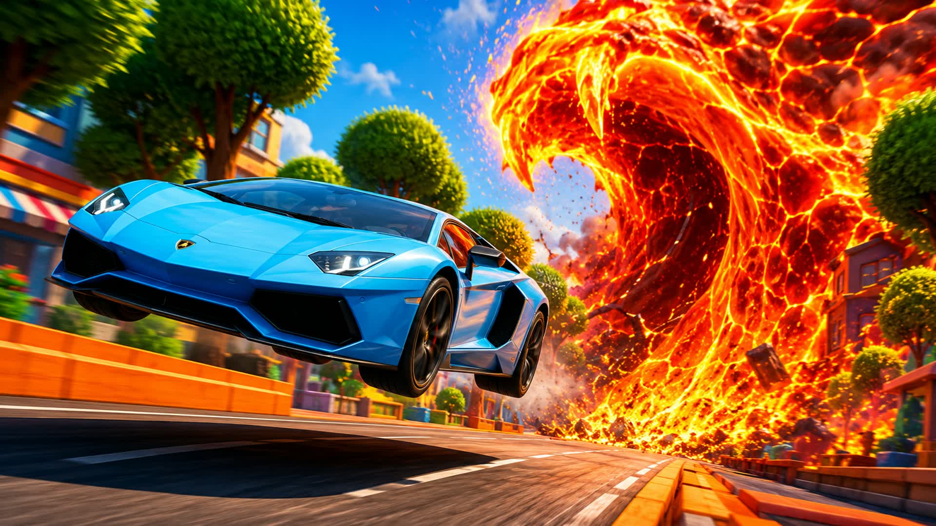 ESCAPE LAVA - [RACE GAME]