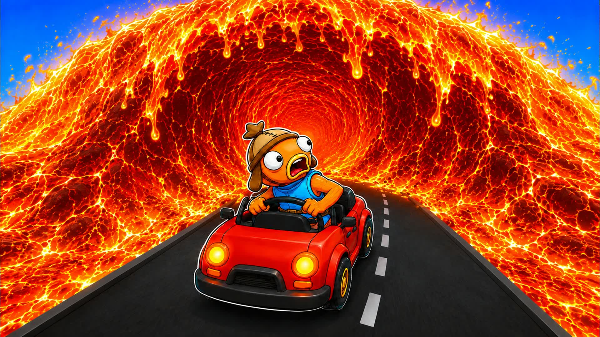 ESCAPE LAVA - [RACE GAME]