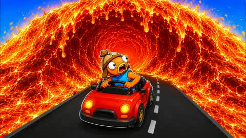 ESCAPE LAVA - [RACE GAME]