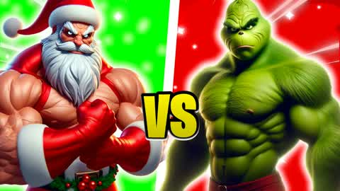 🎅 SANTA CLAUS VS GRINCH 🦎