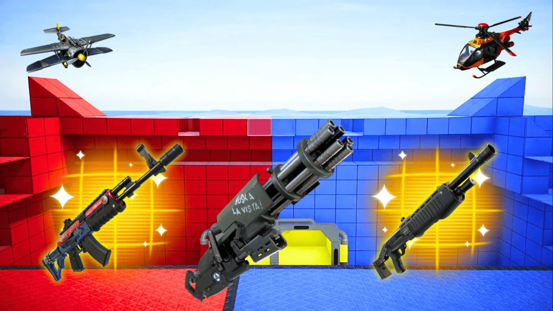 E-レッド VS E-ブルー