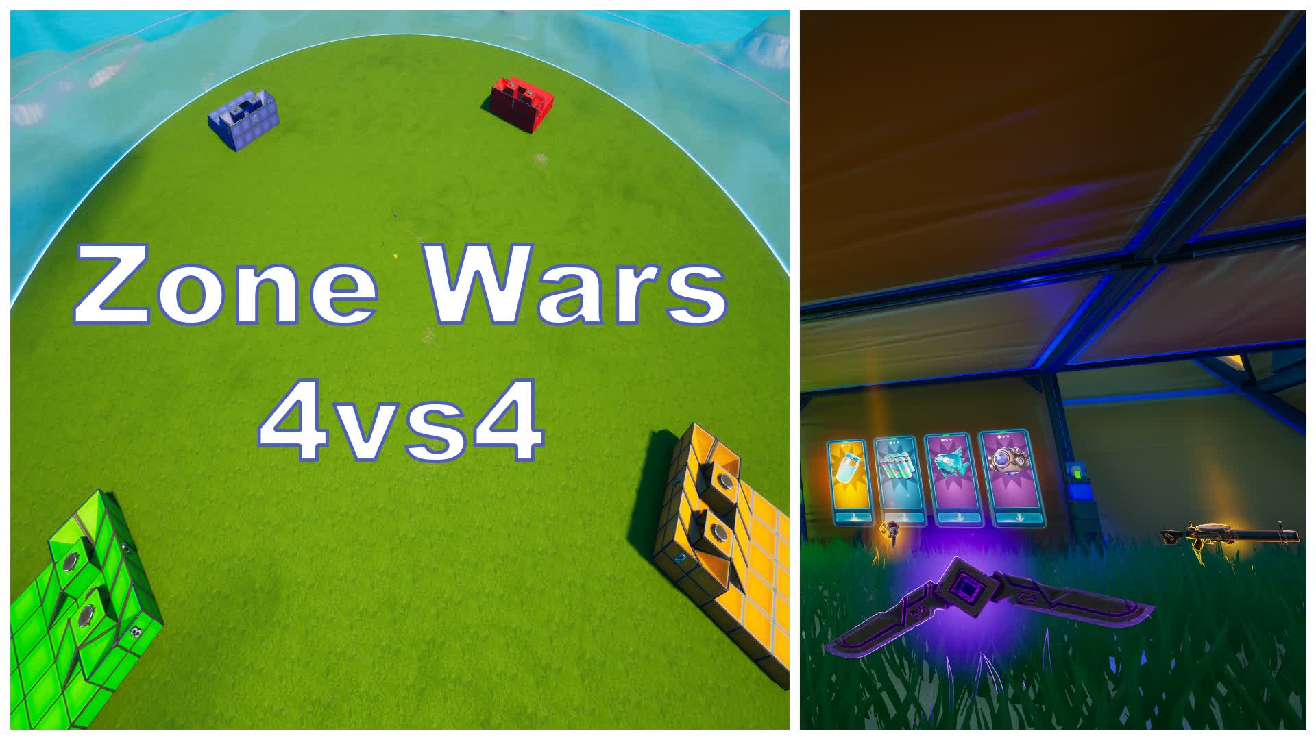 Zona Wars 4vs4vs4vs4, Fortnite island 0293-1251-3495 by mati91uy