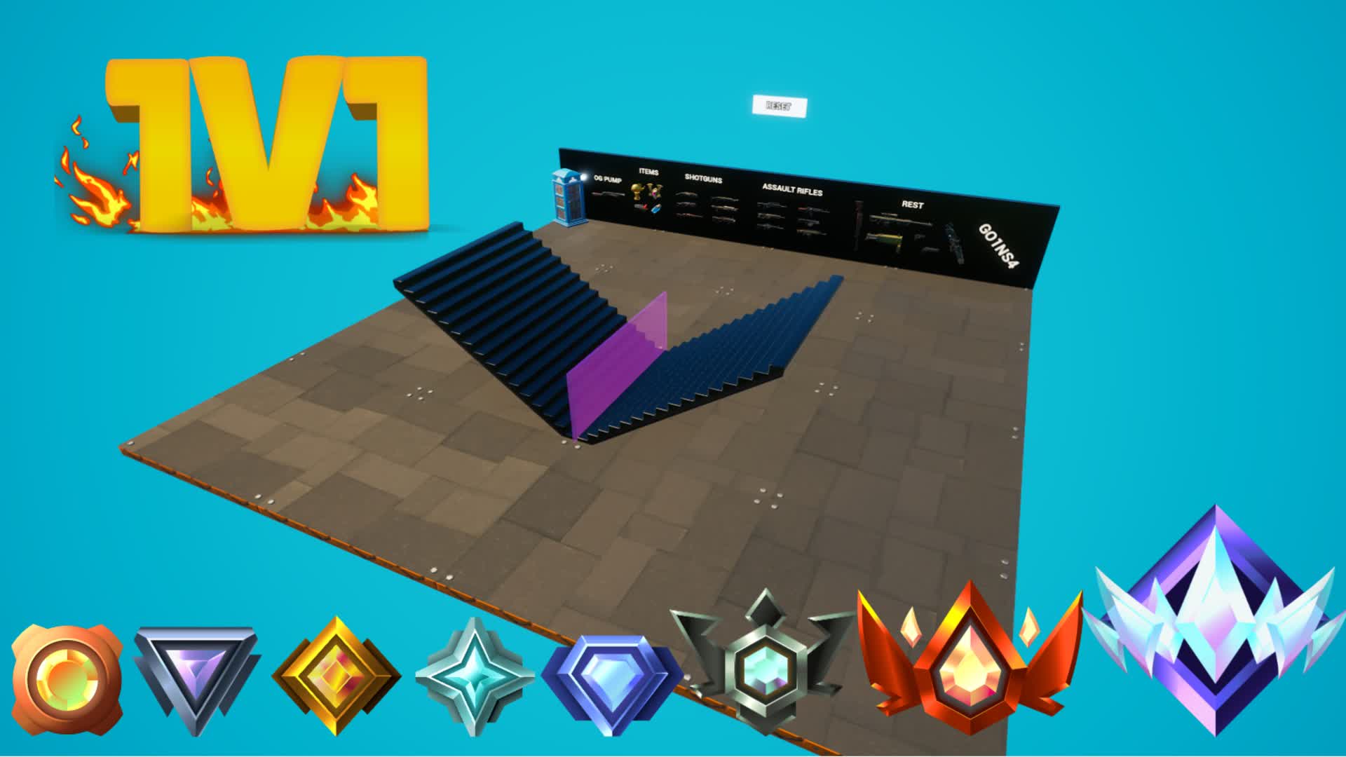 1v1 BUILD FIGHTS GO1NS4