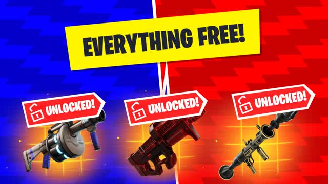 RED VS BLUE🟥🟦| Everything is FREE!
