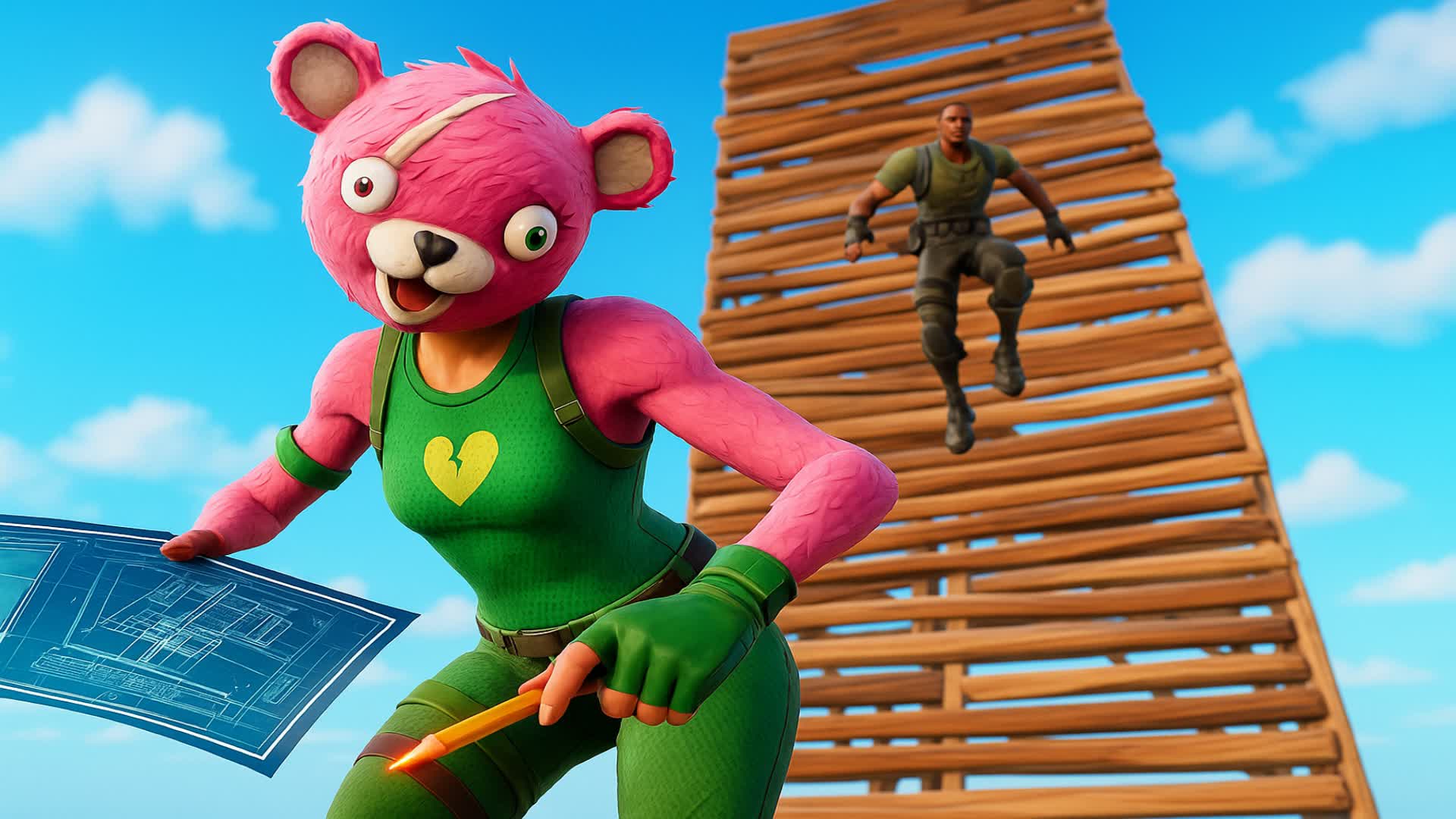 BUILD FIGHTS 1V1! 👻