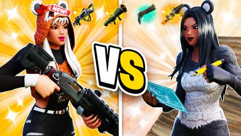 Tilted Towers VS Paradise Palms 🟠⚪