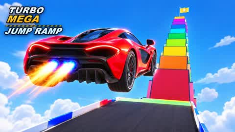 TURBO MEGA JUMP RAMP 🚗