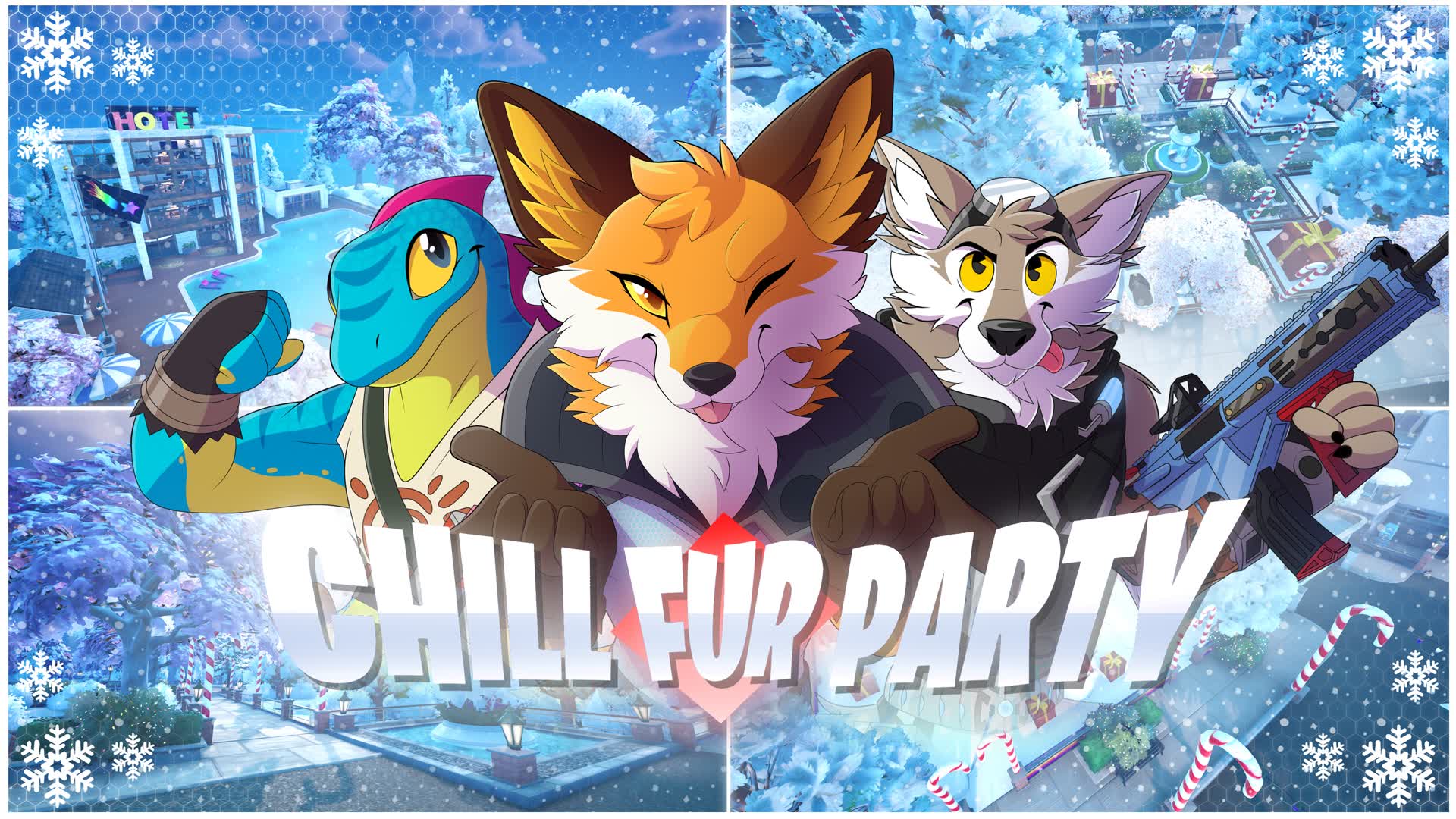 🎄🦊Chill Fur Party🐺🎄