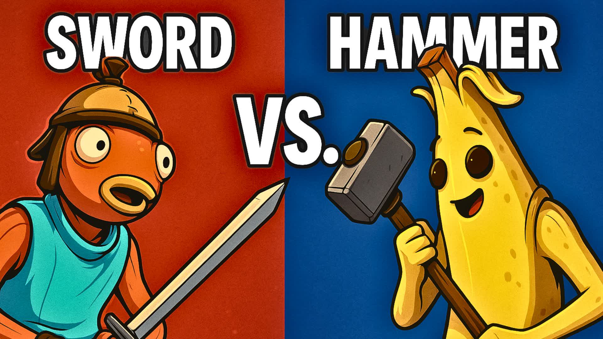 🟦 Sword vs Hammer 🟥 0304-3630-5714 by icognity - Fortnite Creative Map ...