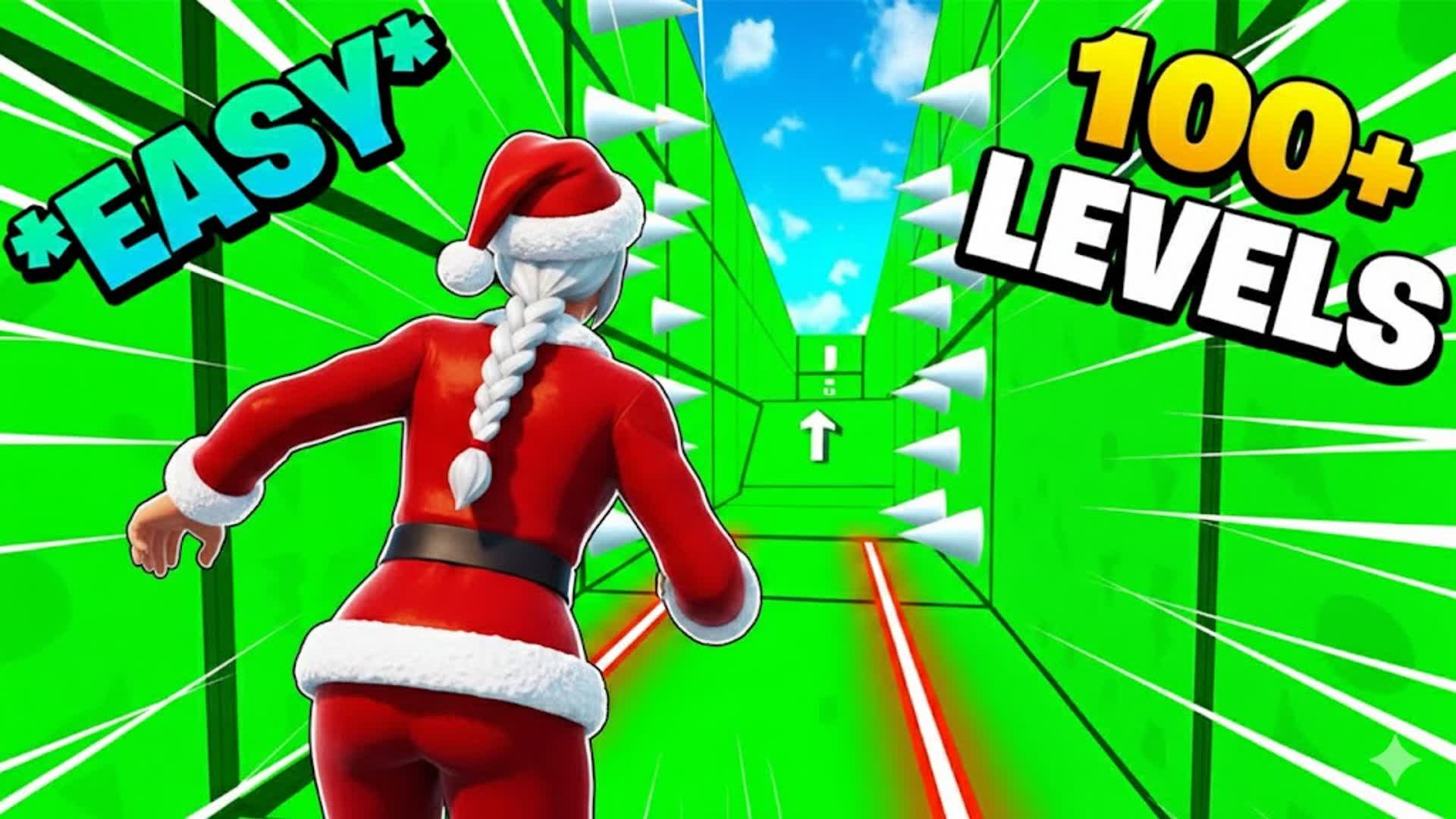 EASY SNOW PARKOUR 100+ 🎁