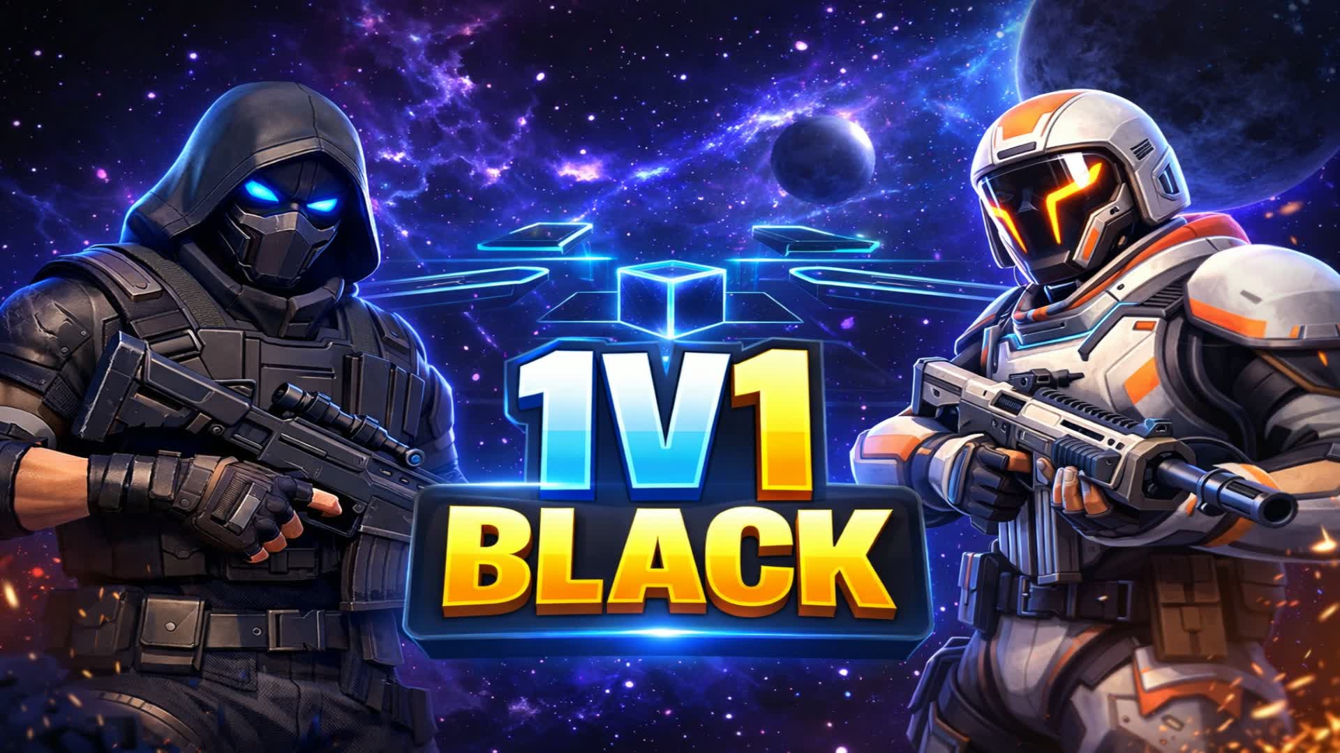 1V1 BLACK 🌌⚔️