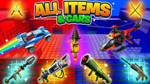 ALL GUNS & CARS - TMNT RED VS BLUE 🔴🔵