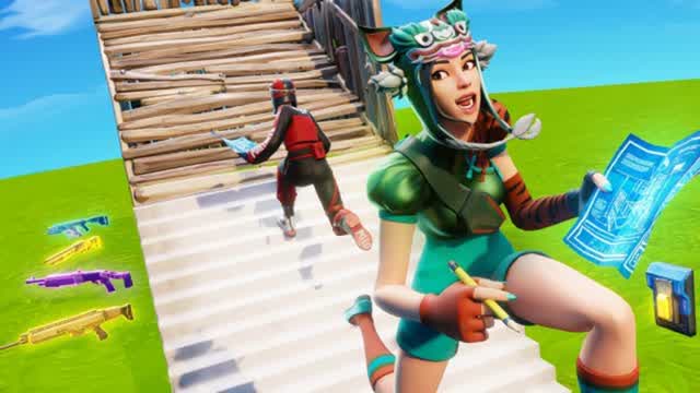 1V1 BUILD FIGHTS! 📝