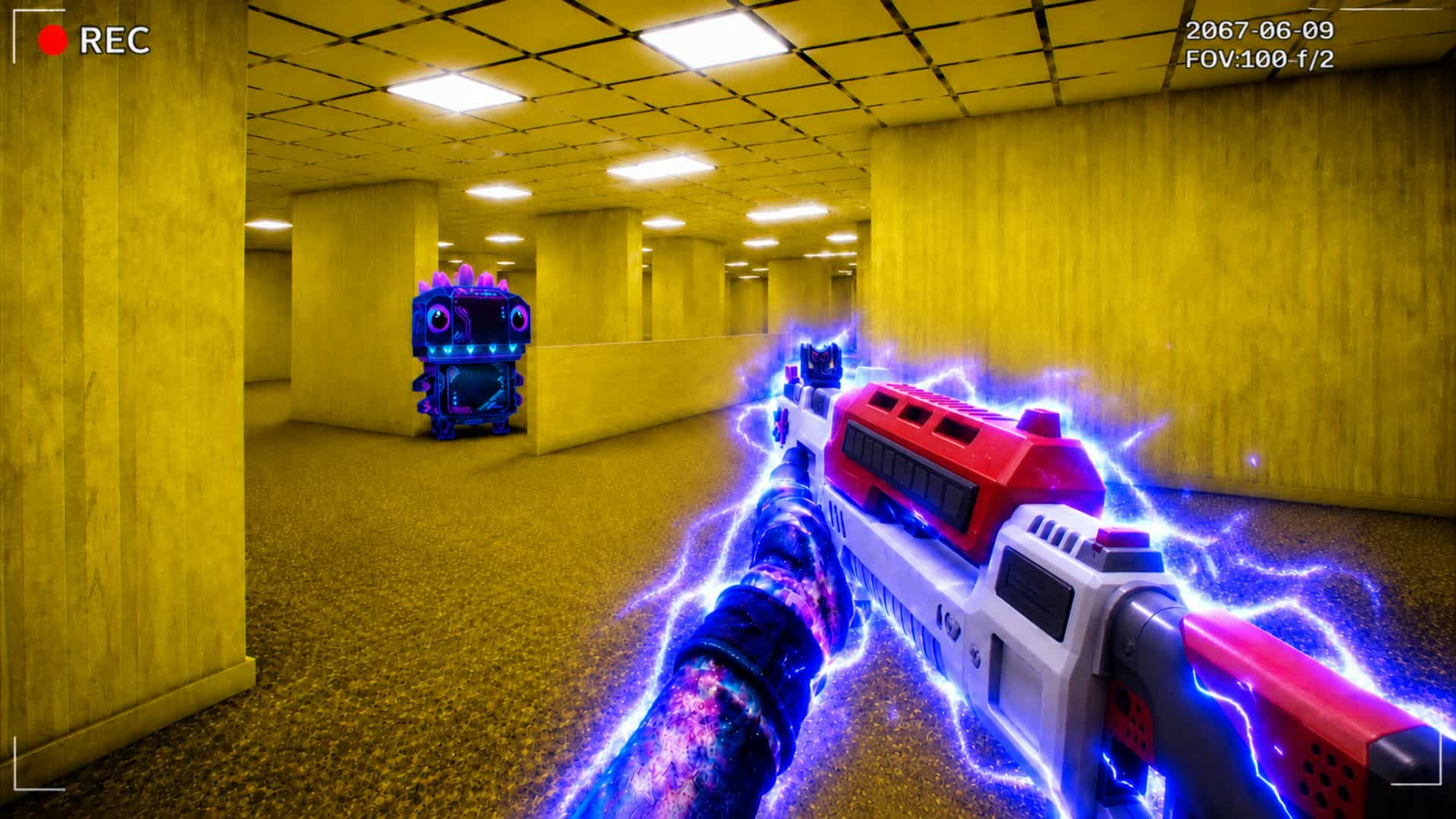 Amazing Backrooms Gun Game