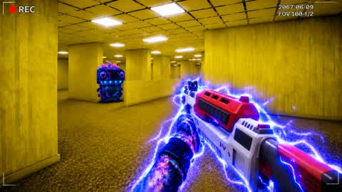 Amazing Backrooms Gun Game