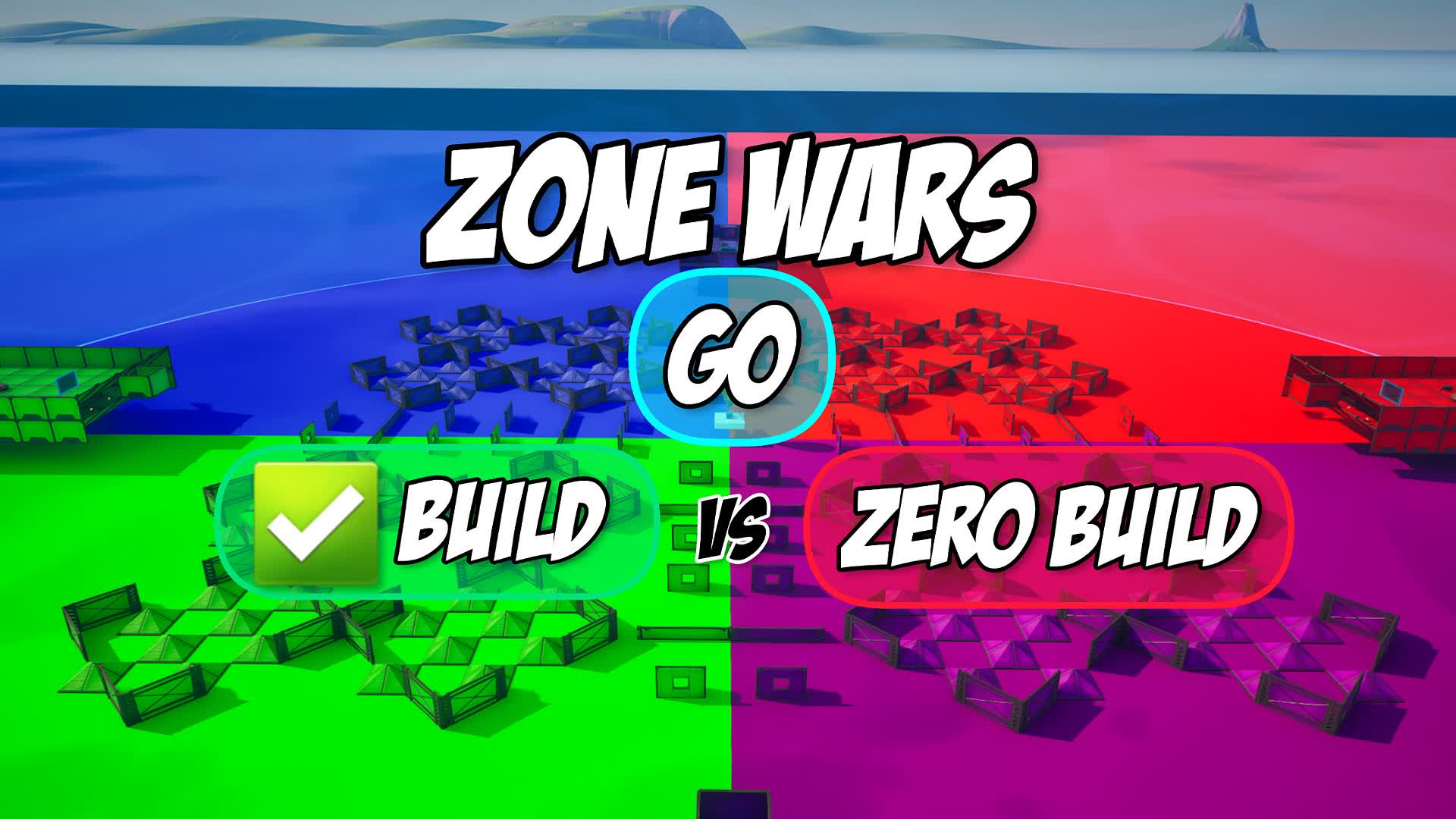 ZONE WARS GO BUILD VS 🚫 ZERO BUILD 847610796381 by memerxd