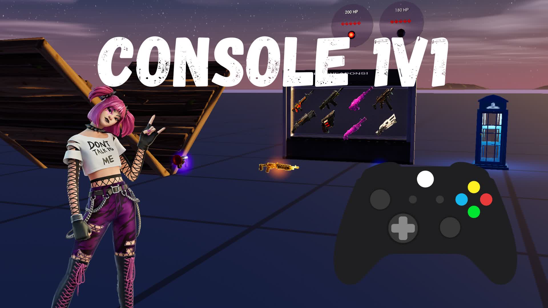 CONSOLE 1V1 MAP (200 PUMP)
