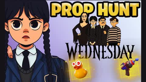 Prop Hunt Wednesday and Family Addams