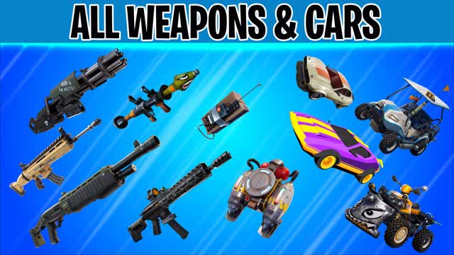 ALL WEAPONS & CARS - FREE FOR ALL