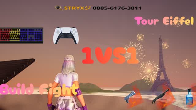 TOUR EIFFEL 1V1 BUILD FIGHT