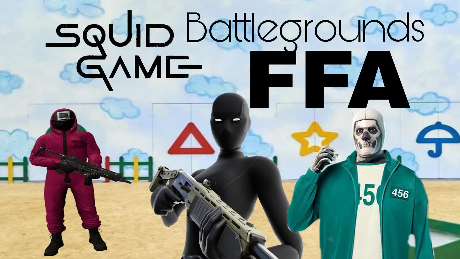 イカゲームバトルグラウンドのフリーフォーオール